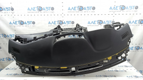 Front dashboard with AIRBAG Nissan Rogue 14-20 black, rusty squib