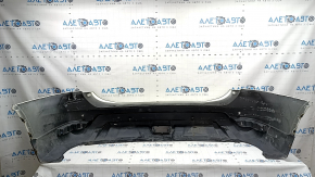 Bare rear bumper Nissan Rogue 19-20 white, for parking sensors, cobweb