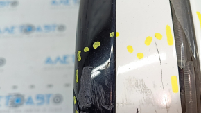 Right side mirror BMW 5 G30 17-23 9 pins, BSM, heated, turn signal, camera, white, broken turn signal, scratches, crack