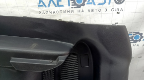 Right arch trim for Nissan Rogue 17-20, black, for 2 rows, with covers and plugs, scratches, ready for dry cleaning