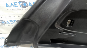 Right arch trim for Nissan Rogue 17-20, black, for 2 rows, with covers and plugs, scratches, ready for dry cleaning