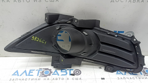 Front bumper grille left Ford Fusion mk5 13-16 under fog lights mat China, broken guide