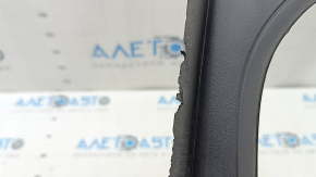 Left BMW 5 G30 17-22 trunk lid gutter trim on the body, the seal has dried out