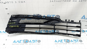 Lower grille of the front bumper left BMW 5 G30 17-20 black gloss, pokes