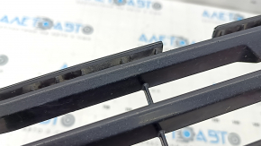 Lower grille of the front bumper left BMW 5 G30 17-20 black gloss, pokes