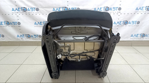 Passenger seat Nissan Rogue 17-20 without airbag, mechanical, black fabric, dry cleanable