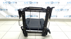 Backrest of the rear row of seats, 2nd row, right, Nissan Rogue 17-20, black fabric, with a lower frame, dented