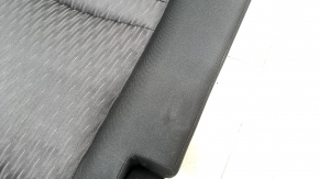 Backrest of the rear row of seats, 2nd row, right, Nissan Rogue 17-20, black fabric, with a lower frame, dented