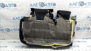 Rear seat cushion 2nd row left Nissan Rogue 17-20 black fabric