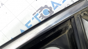 Glass seal with upper molding front left Chrysler 200 15-17 scratches, bent