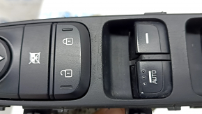 Front left window lift control Kia Niro 17-22 HEV, PHEV 1 auto, black, without auto-folding, worn, scratches