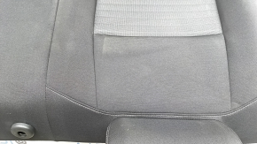 Right rear seat backrest for VW Jetta 22-26, black fabric, with headrest, dry-cleanable
