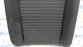 Left rear seat backrest for VW Jetta 22-26, black fabric, with headrest, dry-cleanable