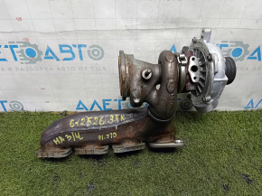 Turbocharger complete with manifold Mercedes GLC 300 16-19 34k wedge, driftwood, for spare parts