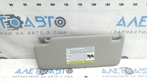 Right visor VW Jetta 19-26 gray, without hook, without backlight, for dry cleaning