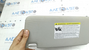 Right visor VW Jetta 19-26 gray, without hook, without backlight, for dry cleaning