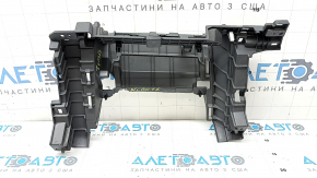 Front panel trim, central lower Kia Niro 17-22, dark gray, scratches