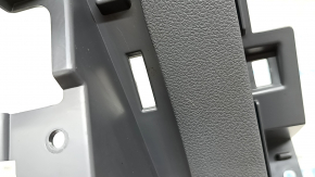 Front panel trim, central lower Kia Niro 17-22, dark gray, scratches