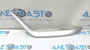 Right rear bumper molding Kia Niro 17-19 HEV silver, broken fasteners, scratches
