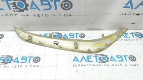 Right rear bumper molding Kia Niro 17-19 HEV silver, broken fasteners, scratches
