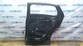 Rear right door assembly Nissan Ariya 23-26 green DAP, aluminum, in glue, worn molding and trim, chips, scratches