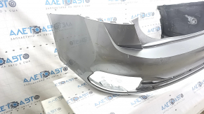 Bare rear bumper VW Jetta 22-26 silver, scratches, tears, cracks, missing fragment