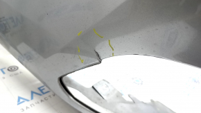 Bare rear bumper VW Jetta 22-26 silver, scratches, tears, cracks, missing fragment