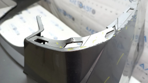 Bare rear bumper VW Jetta 22-26 silver, scratches, tears, cracks, missing fragment
