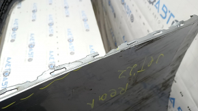 Bare rear bumper VW Jetta 22-26 silver, scratches, tears, cracks, missing fragment