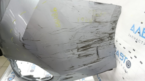 Bare rear bumper VW Jetta 22-26 silver, scratches, tears, cracks, missing fragment
