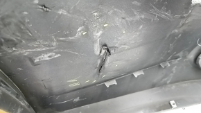 Bare rear bumper VW Jetta 22-26 silver, scratches, tears, cracks, missing fragment