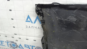 Bare rear bumper VW Jetta 22-26 silver, scratches, tears, cracks, missing fragment