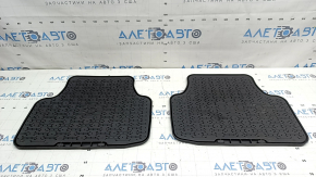 Set of floor mats for VW Jetta 19-26 black rubber
