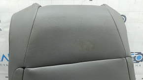Honda Accord 18-22 passenger seat back upholstery, light gray leather, heated, ventilated, perforated, dry-cleanable