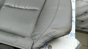 Rear seat cushion 2nd row Honda Accord 18-18 light gray leather, heated, perforated, dry cleanable