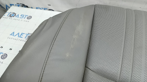 Rear seat cushion 2nd row Honda Accord 18-18 light gray leather, heated, perforated, dry cleanable
