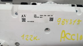 Instrument cluster Honda Accord 18-21 hybrid, 122k, scratches