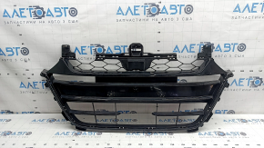 Honda Accord 18-20 radiator grille, gloss black, non-factory holes
