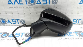 Left side mirror assembly Nissan Ariya 23-26 9+1 pins, black, heated, BSM, camera, Empower+, scratches
