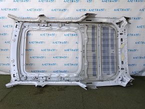 Metal roof of Ford Explorer 20-25 under the sunroof, sawed off, in film, the film has come off