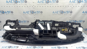 Front dashboard with AIRBAG Honda Accord 18-22 black, for projection