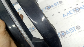 Left bumper grille for Honda Accord 18-20 hybrid, under fog lights, gloss black, chrome, chipped, worn