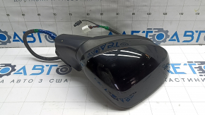 Right side mirror assembly Nissan Ariya 23-26 9+1 pins, black, heated, BSM, camera, Empower+, chip, scratch