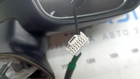 Right side mirror assembly Nissan Ariya 23-26 9+1 pins, black, heated, BSM, camera, Empower+, chip, scratch