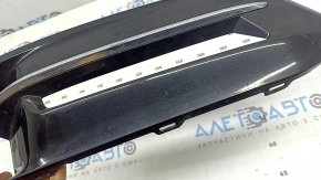Right bumper grille for Honda Accord 18-20 hybrid, under fog lights, gloss black, chrome, worn