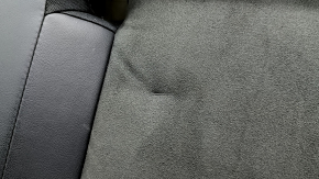 Rear seat cushion for Nissan Ariya 23-26, black leatherette, heated, wrinkled