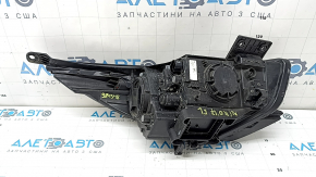 Front left headlight Kia Niro 17-19 HEV, PHEV with bracket, halogen, LED DRL, polishable, cobweb, seal peeled off