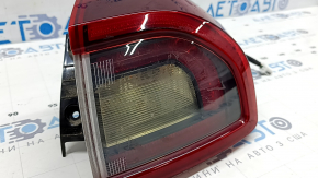 Right outer fender light Kia Niro 17-22 LED+halogen, yellowed glass, scratches