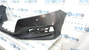 Bare front bumper for Honda Accord 18-20 for parking sensors, graphite, scratches, chips, cracked, broken mount, broken mount, pressed