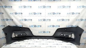 Bare front bumper for Honda Accord 18-20 for parking sensors, graphite, scratches, chips, cracked, broken mount, broken mount, pressed